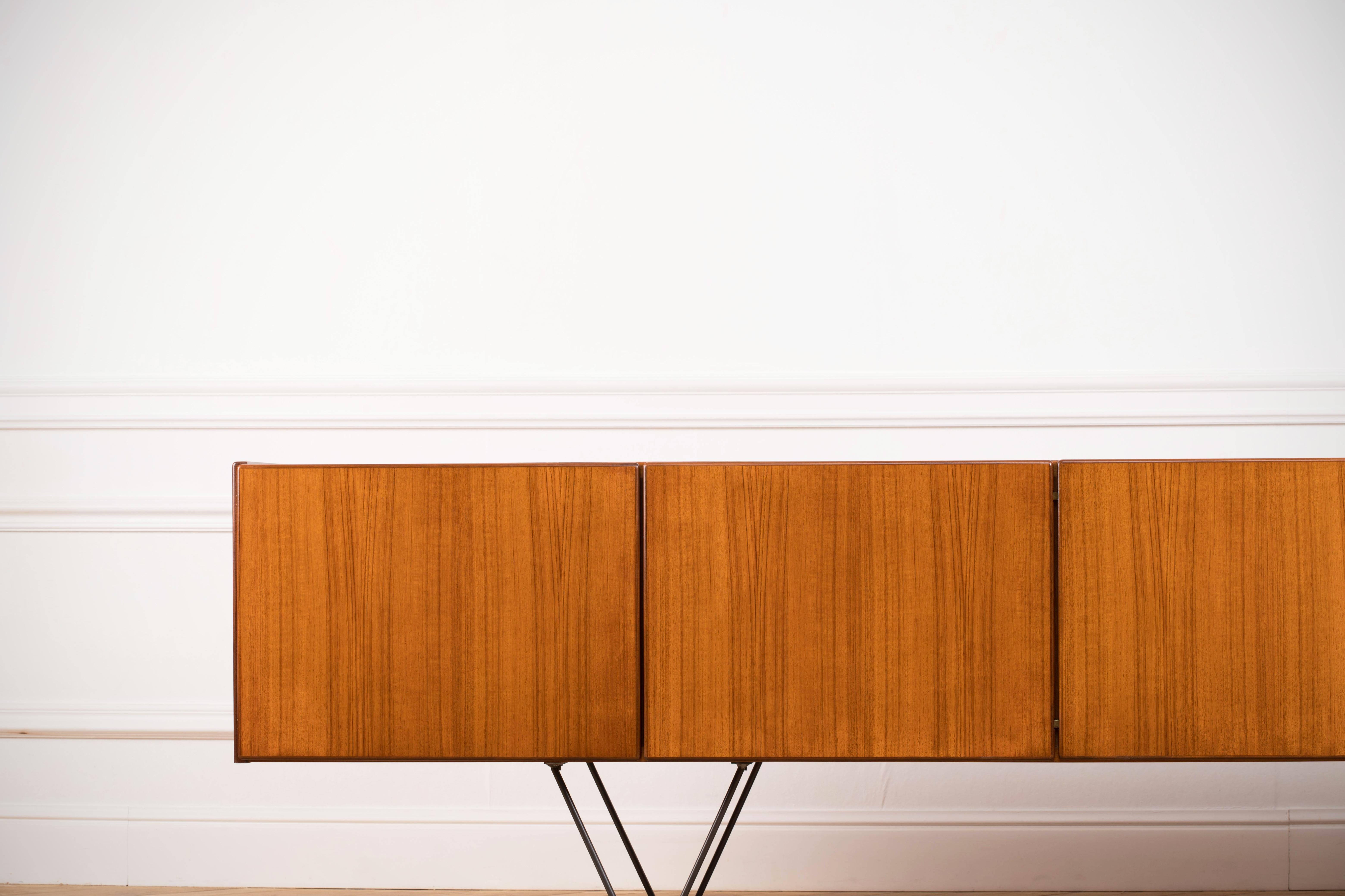 Mid-20th Century Large Modern Midcentury Sideboard Minimal Design