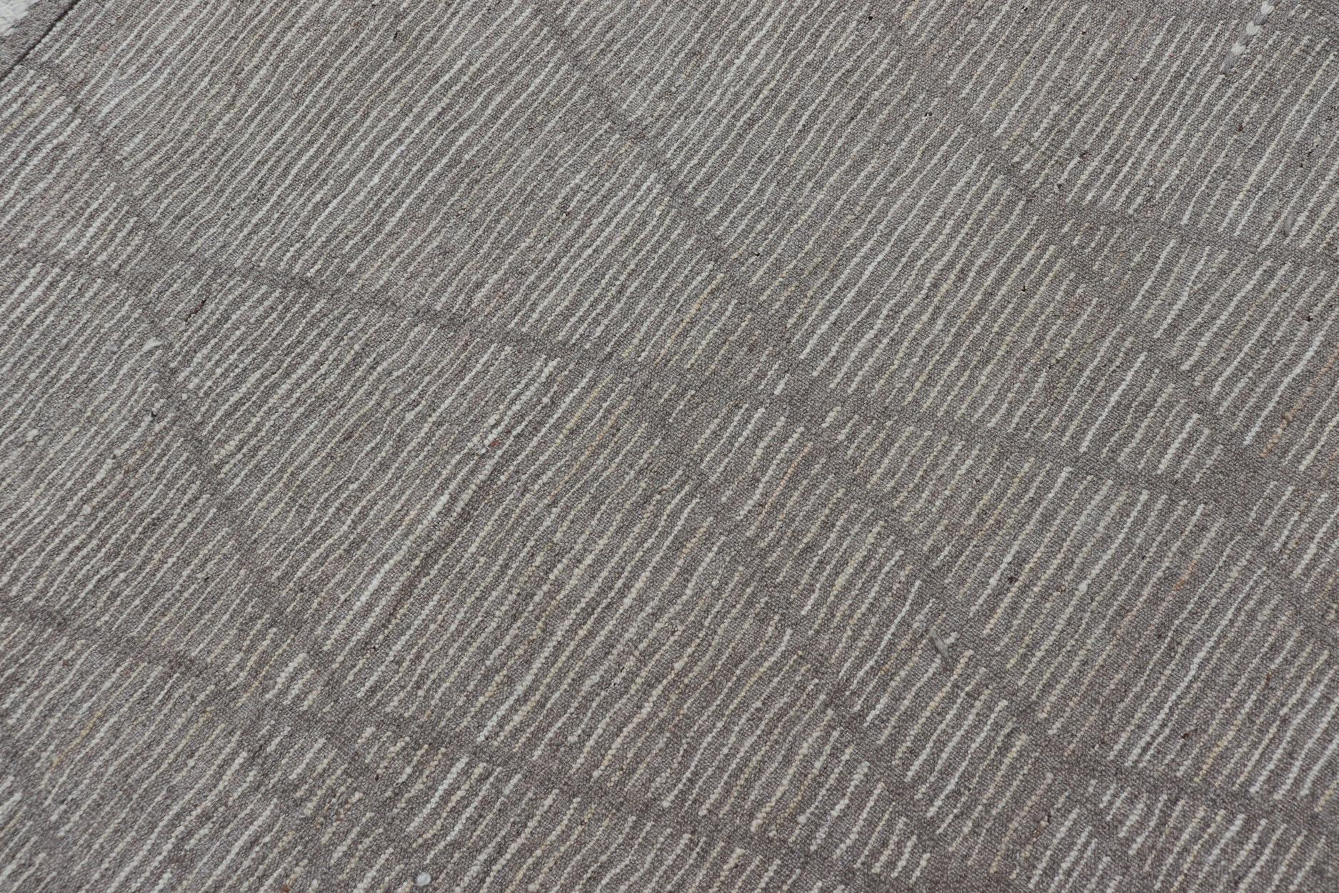 Großer moderner marokkanischer Teppich in neutralen und warmen Tönen  14'7 x 16'5 im Angebot 3
