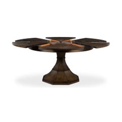 Large Modern Oak Dining Table