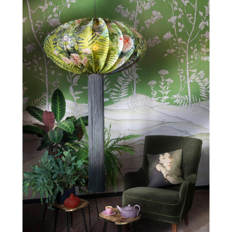 Small Silk Lantern-Oriental Blossom main image 1