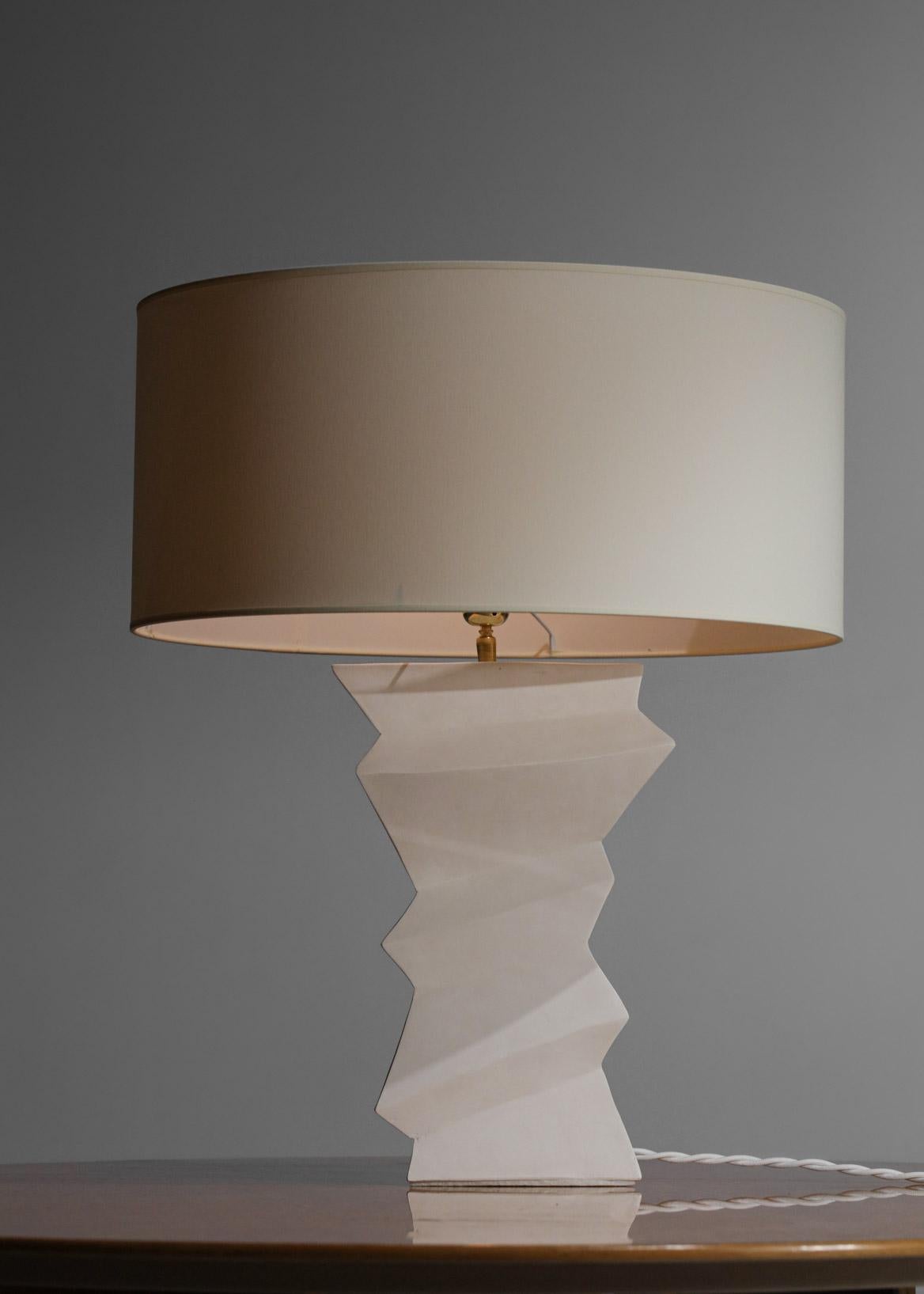 Large Modern Plaster Table Lamp Style Giacometti, G171 3