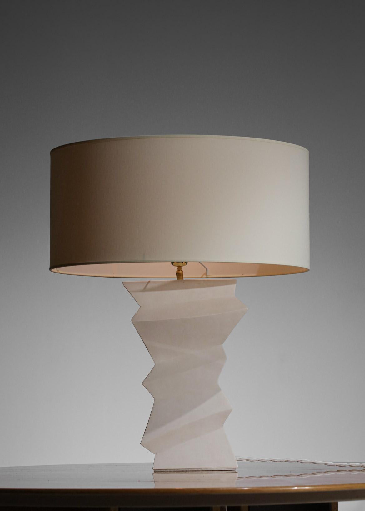 Large Modern Plaster Table Lamp Style Giacometti, G171 4