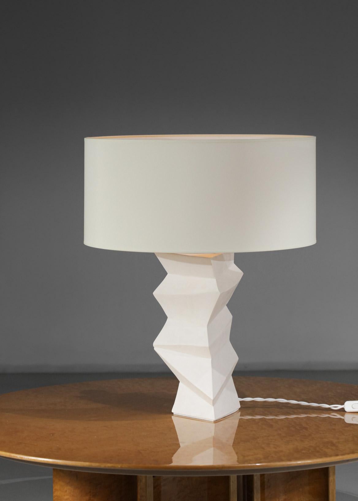 Large Modern Plaster Table Lamp Style Giacometti, G171 7
