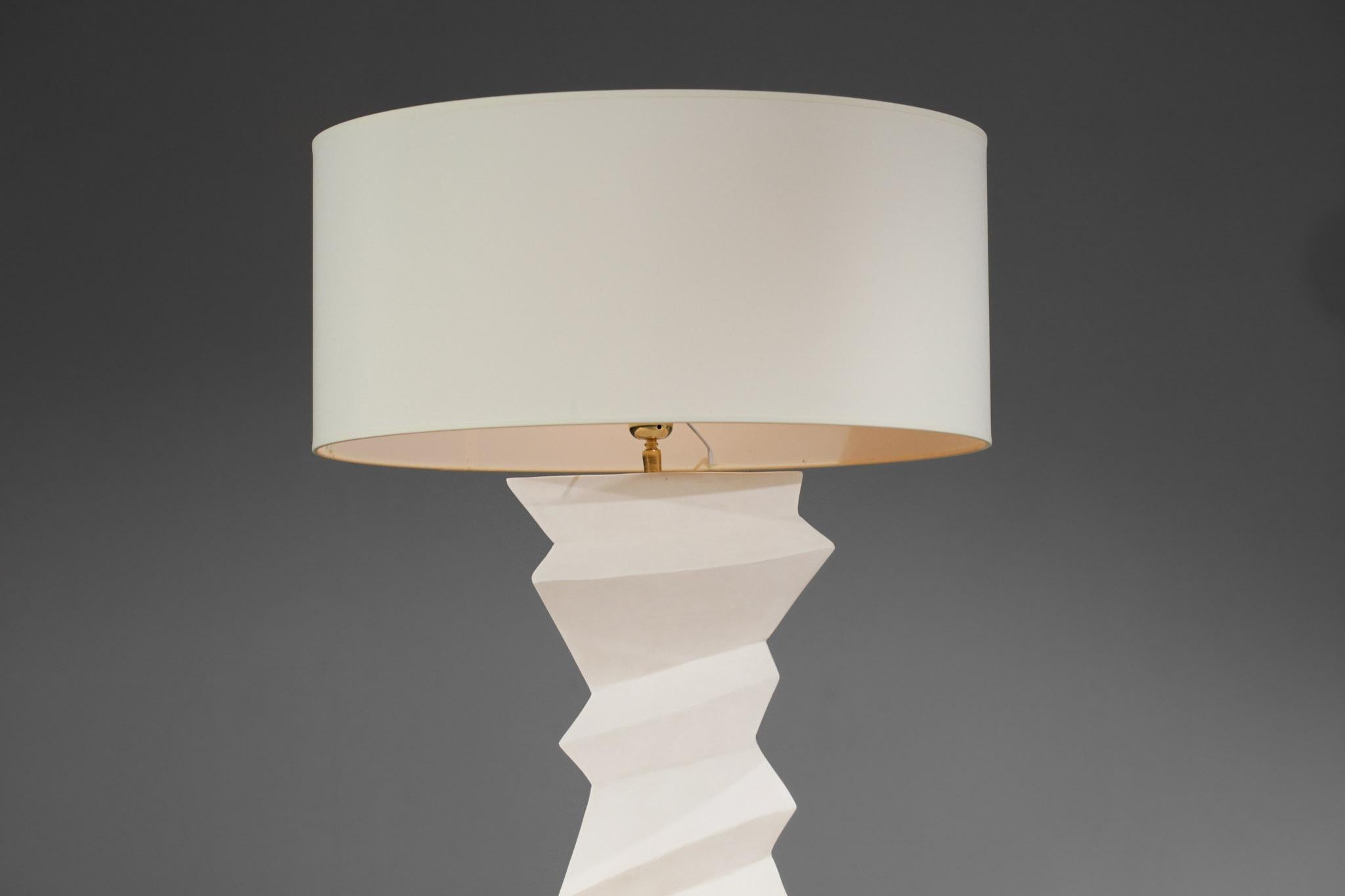 Large Modern Plaster Table Lamp Style Giacometti, G171 1