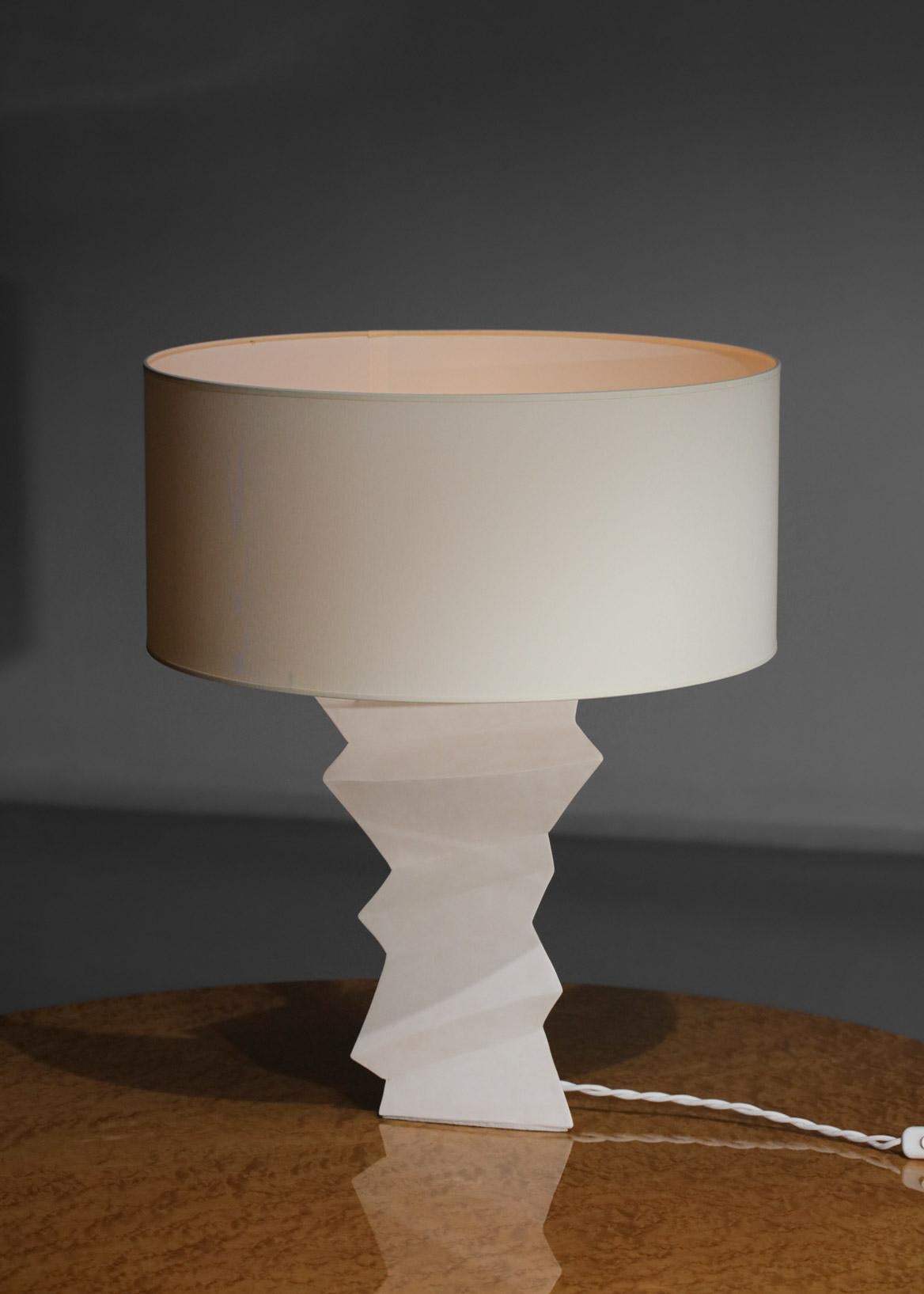 Large Modern Plaster Table Lamp Style Giacometti, G171 2