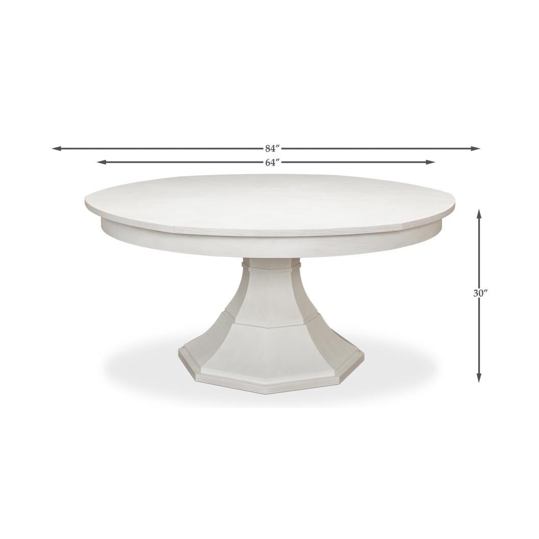 Large Modern Round Dining Table For Sale 4