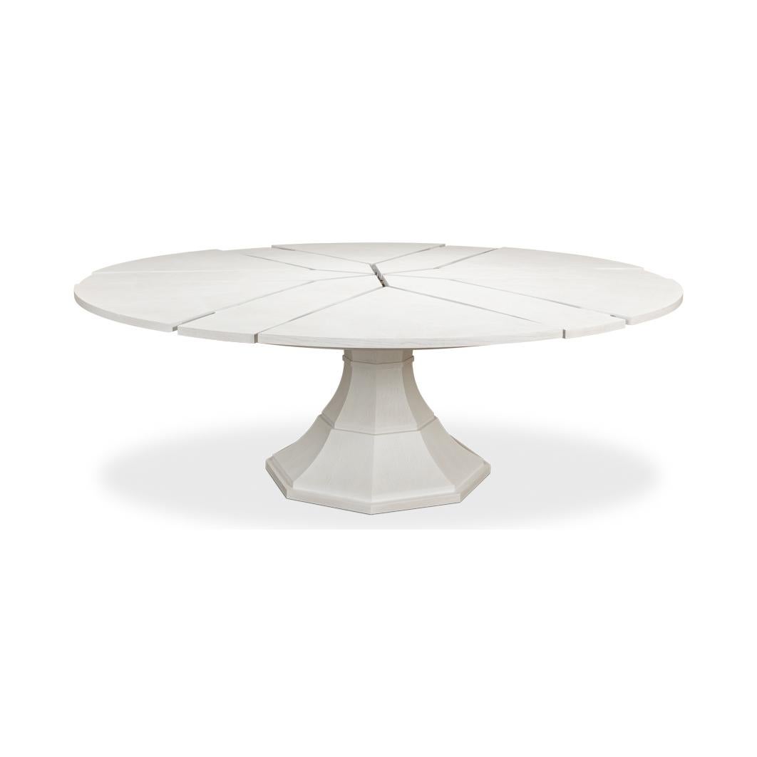 Large Modern Round Dining Table In New Condition For Sale In Westwood, NJ