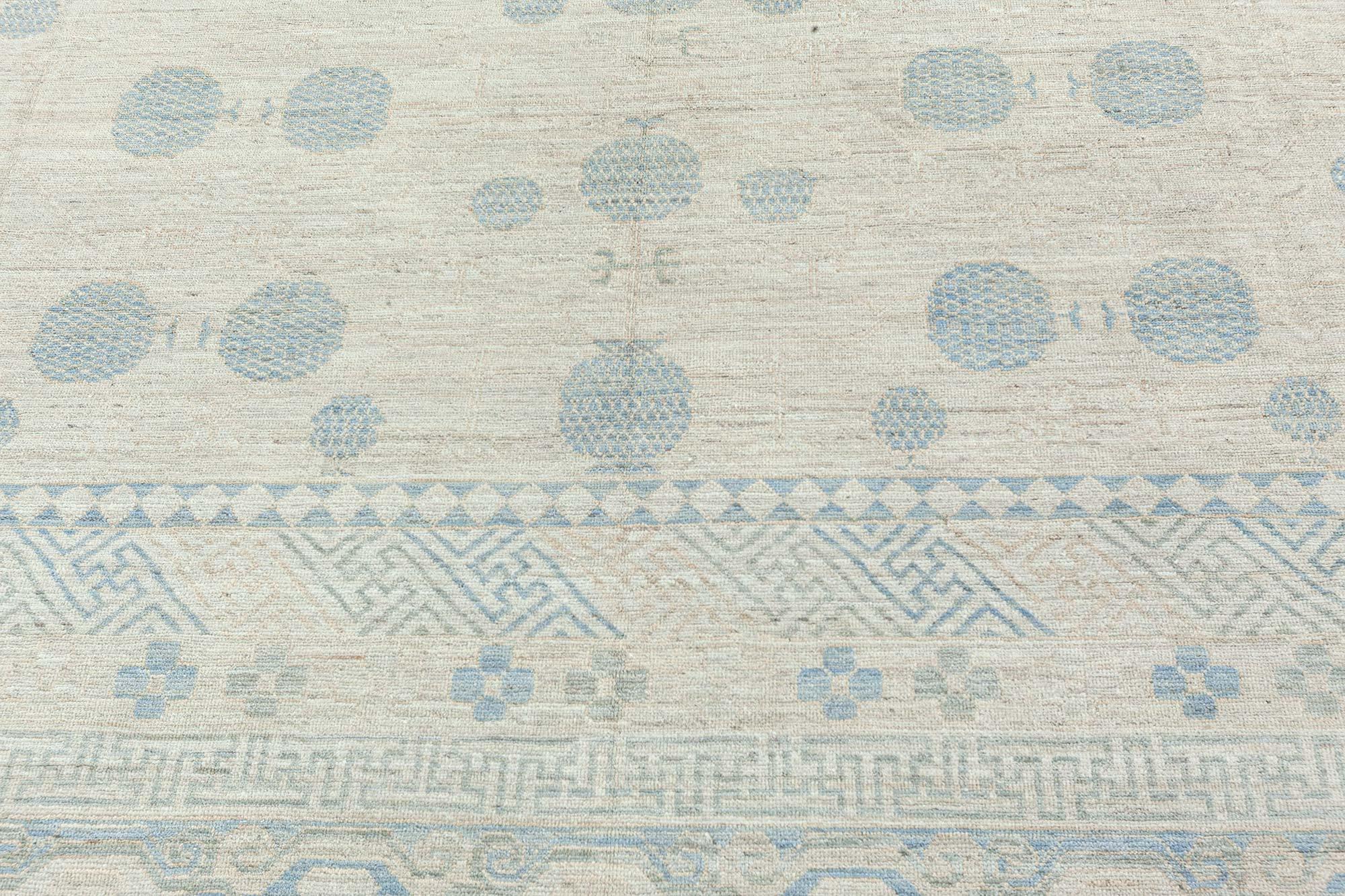 Großer moderner Samarkand-Teppich von Doris Leslie Blau (Afghanisch) im Angebot