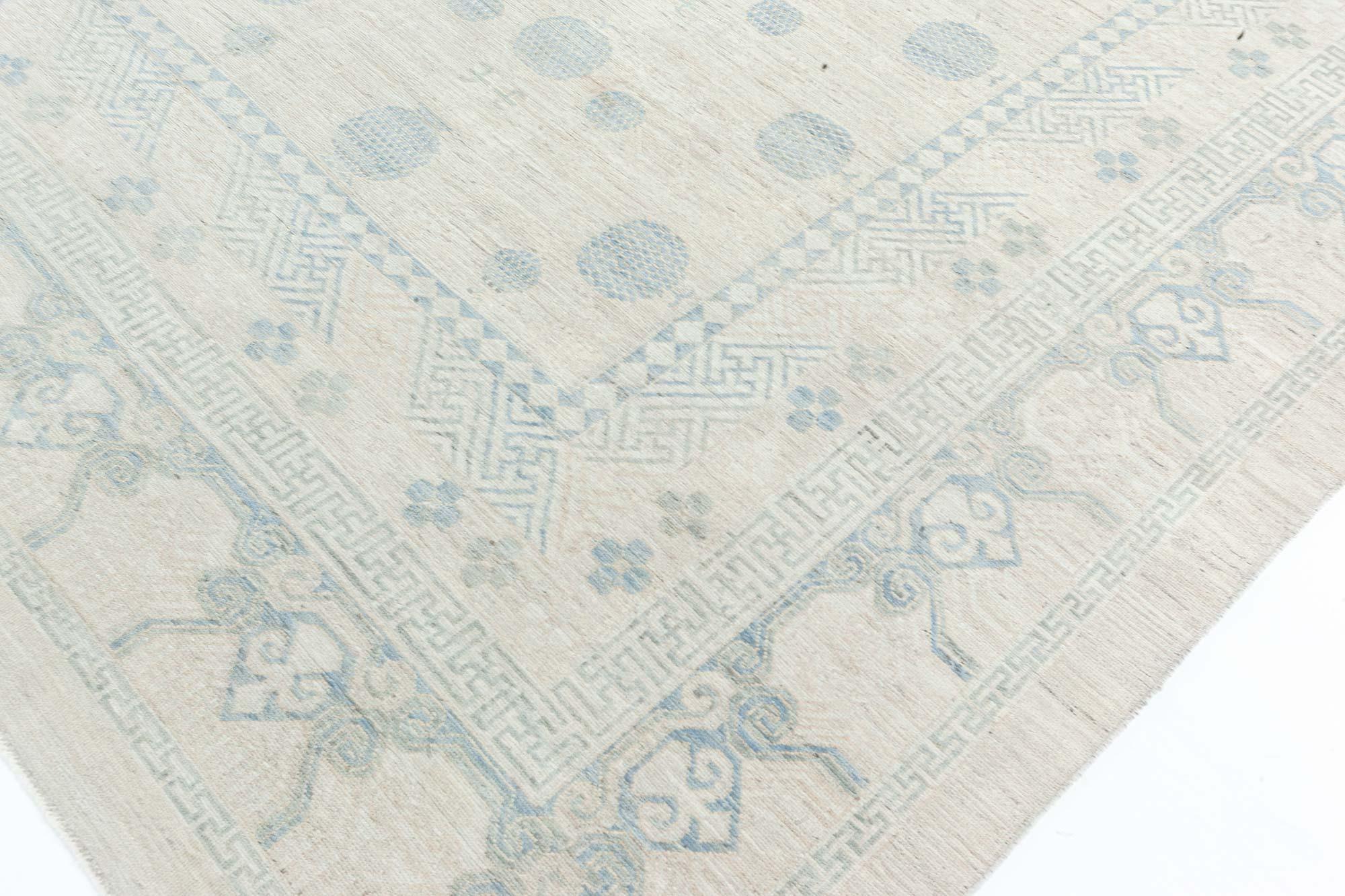 Großer moderner Samarkand-Teppich von Doris Leslie Blau (Handgeknüpft) im Angebot