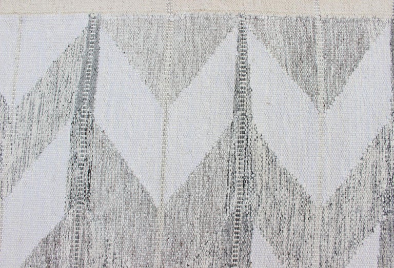 Photo inspiration: Large Modern Scandinavian Swedish Flat Weave Geometric Design Rug For Photo Inspiration