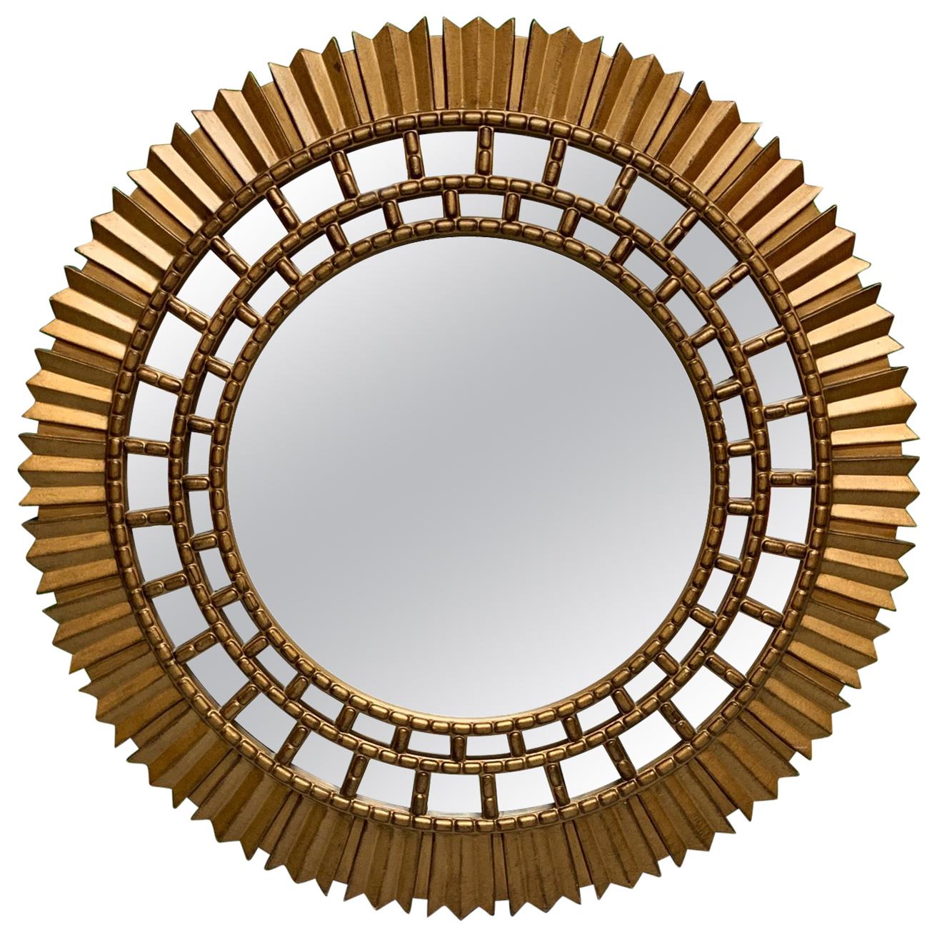 Large Modern Sunburst Mirror