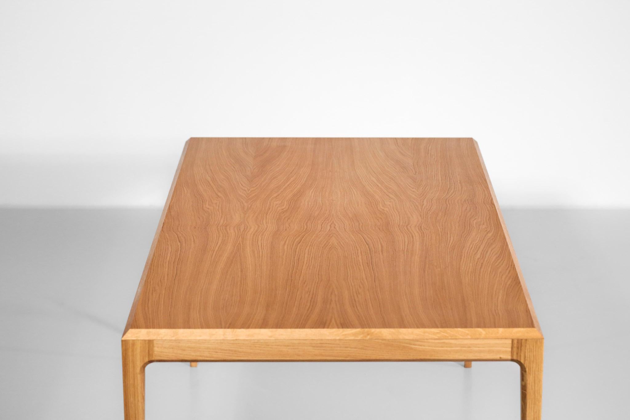 Large Modern Table in Oak Scandinavian Design 3