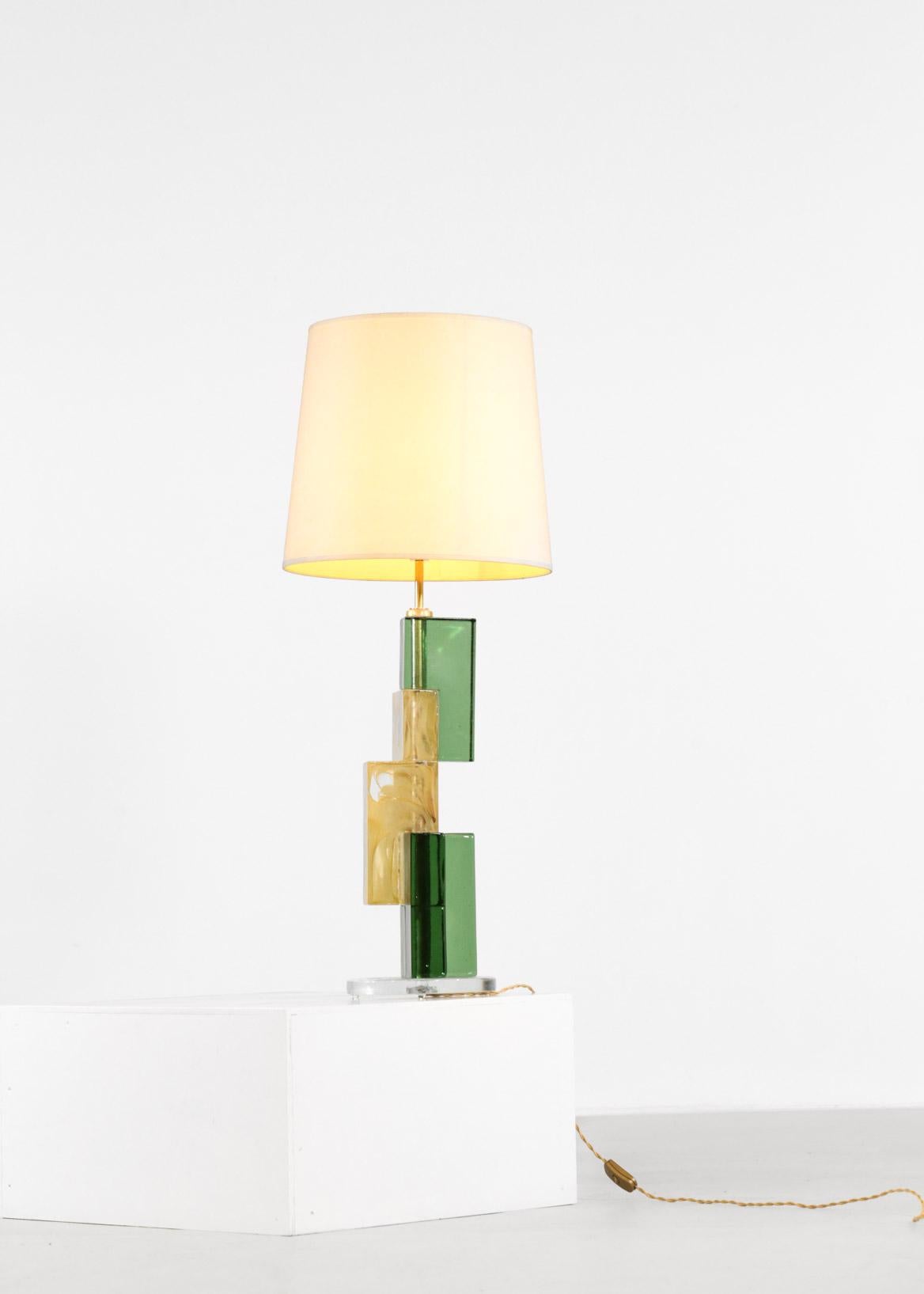 European Large Modern Table Lamp Murano