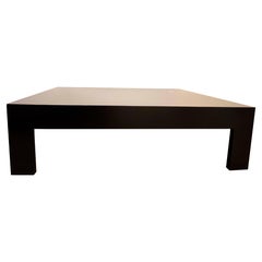 Large Modern Thayer Coggin Wood Coffee Table