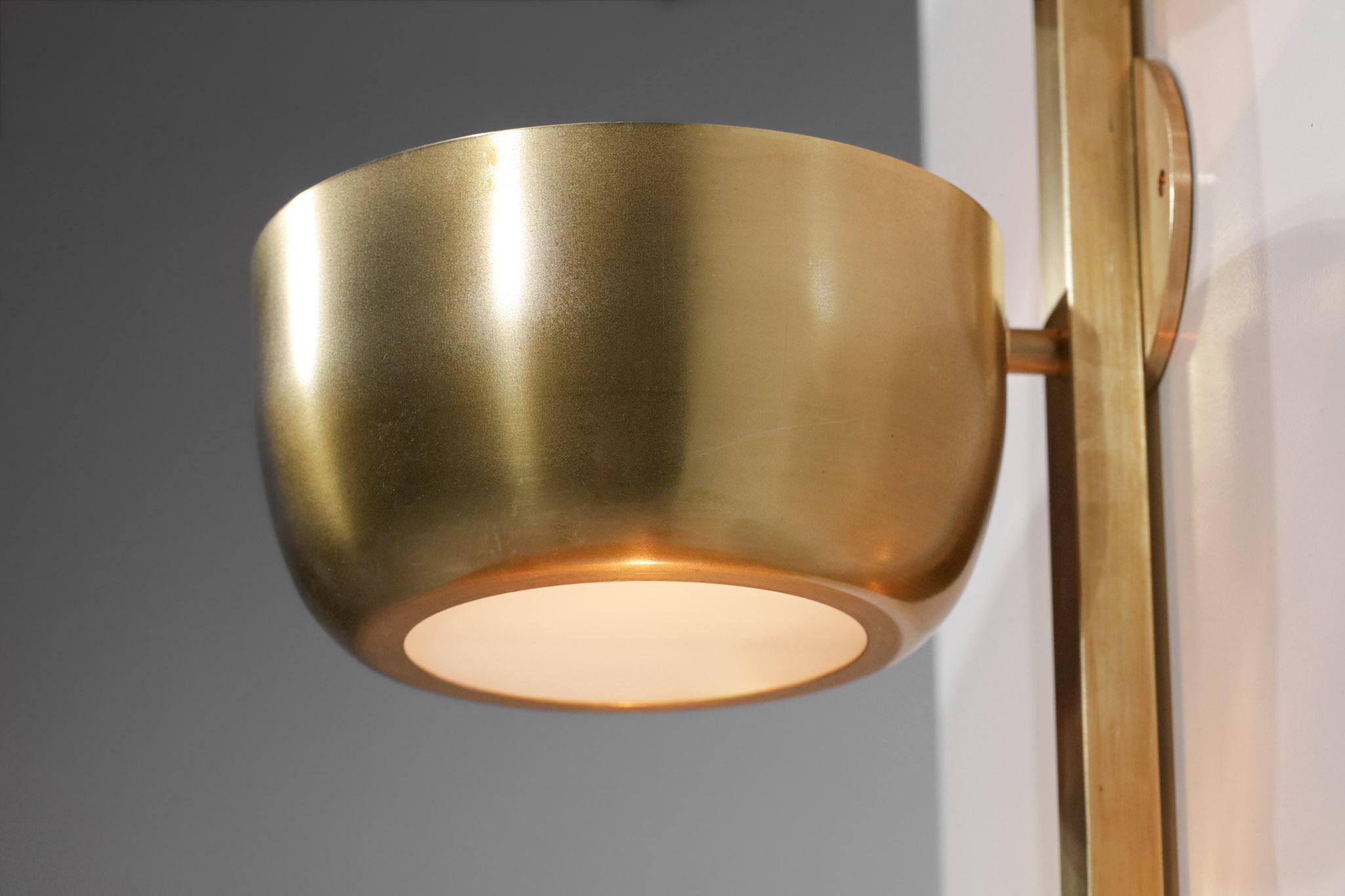 Große moderne Wandleuchter aus massivem Messing, 3 Tassen, Vintage-Design, „Trio“, EL138 im Angebot 2