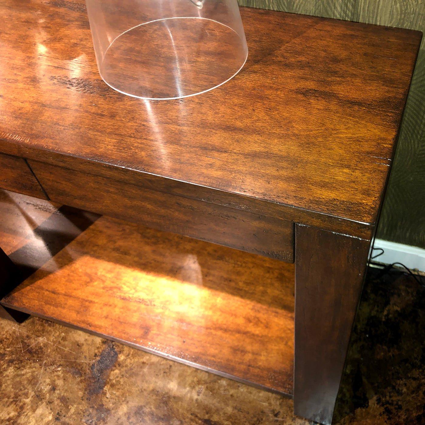 Large Modern Wood Console Table Madera en venta