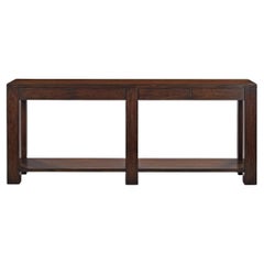 Large Modern Wood Console Table