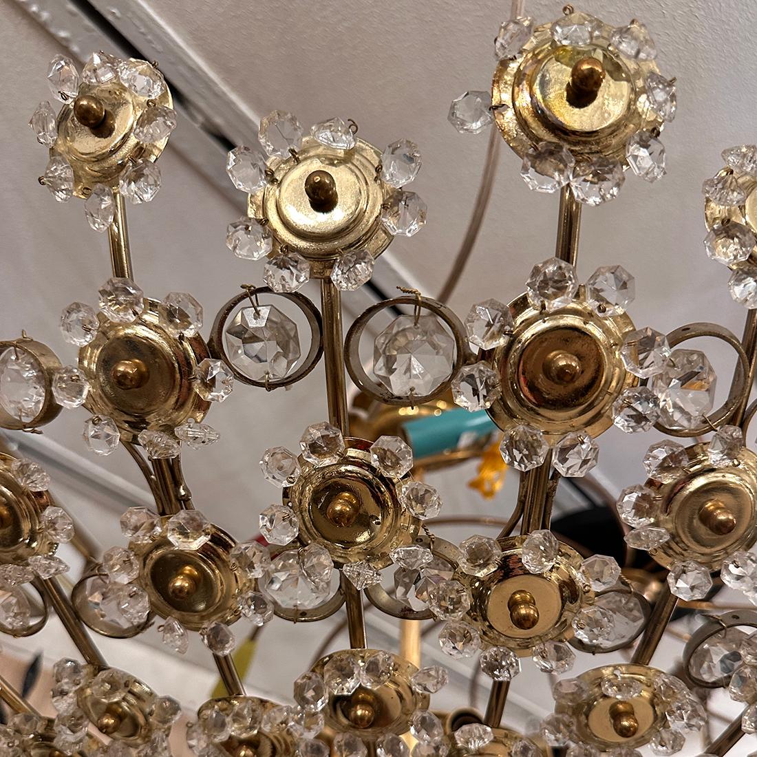 Lámpara de Cristal Moderna Grande en venta 1