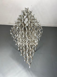 Gran escultura modernista abstracta "ESTRUCTURA INTERIOR" de Duayne Hatchett