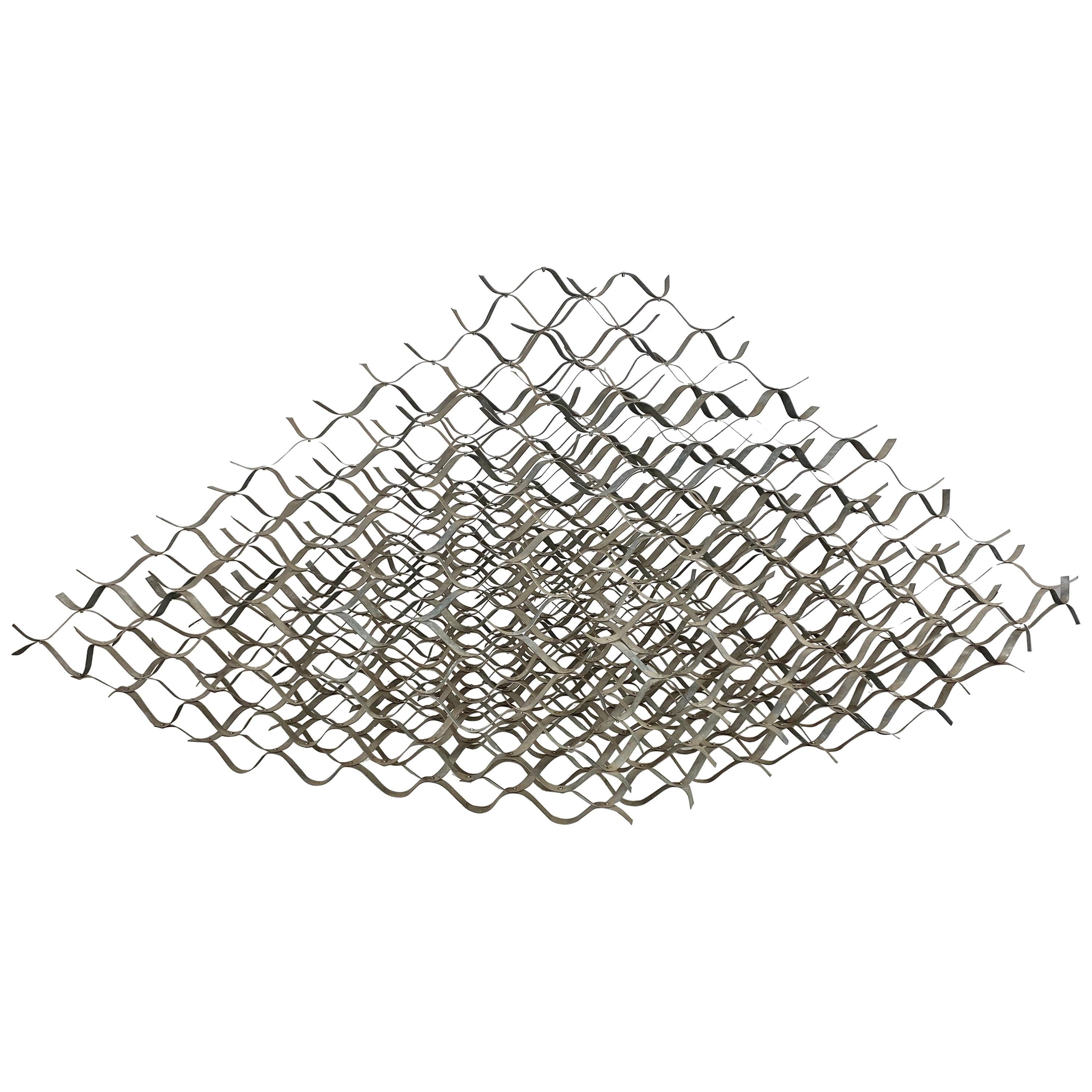 Large Modernist Abstract Sculpture "INNERWOVEN STRUCTURE" by Duayne Hatchett For Sale