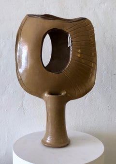 Large Modernist Abstract Studio Pottery Ceramic Sculpture