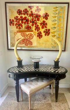 Large Modernist Art Glass Vase by Carlo Nason for Murano Glass