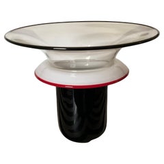 Large Modernist Art Glass Vase by Carlo Nason for Murano Glass