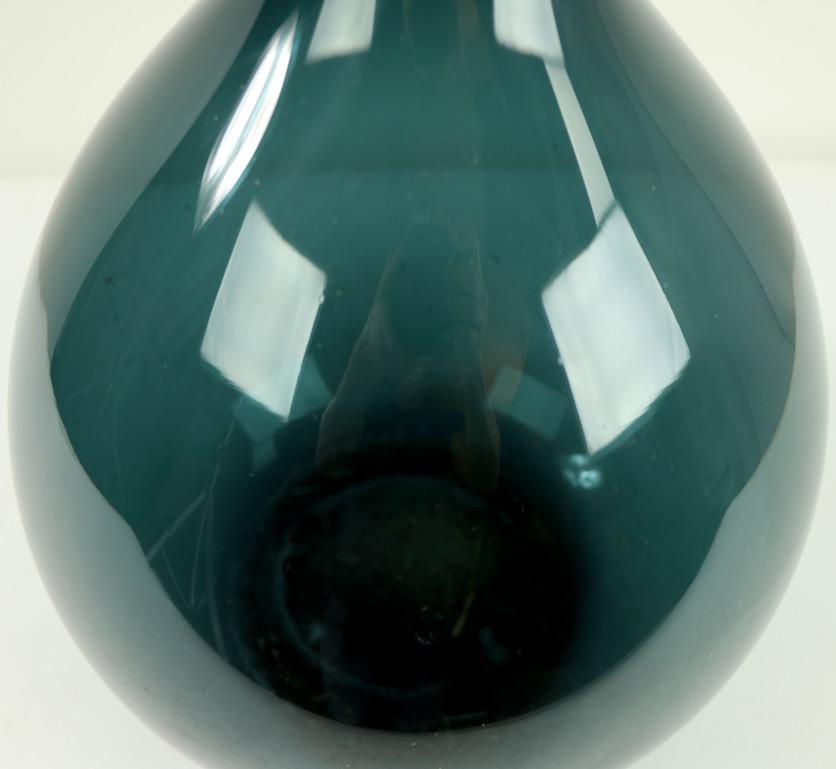 Large Modernist Art Glass Vase 4