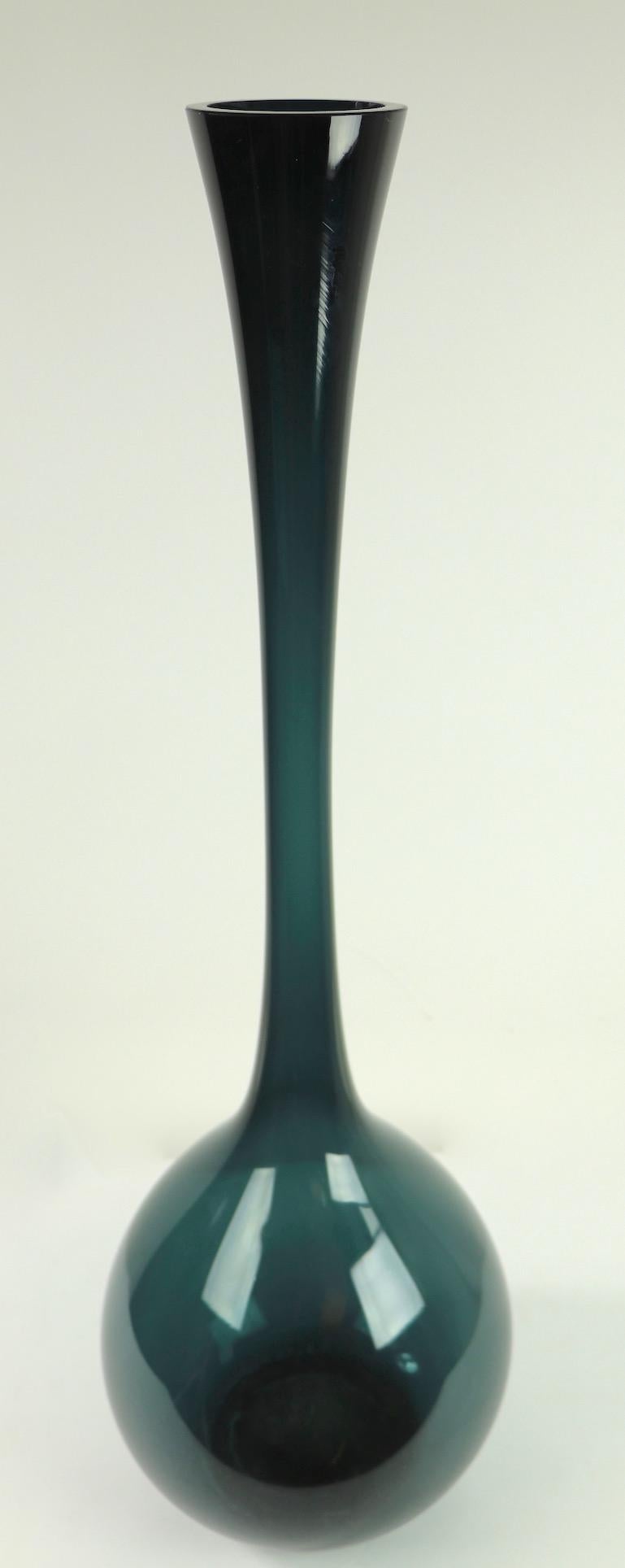 Mid-Century Modern Large Modernist Art Glass Vase