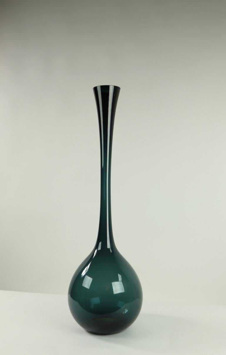 Large Modernist Art Glass Vase 1