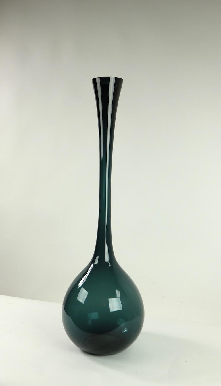Large Modernist Art Glass Vase 2