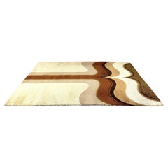 Large modernist carpet, 1970s