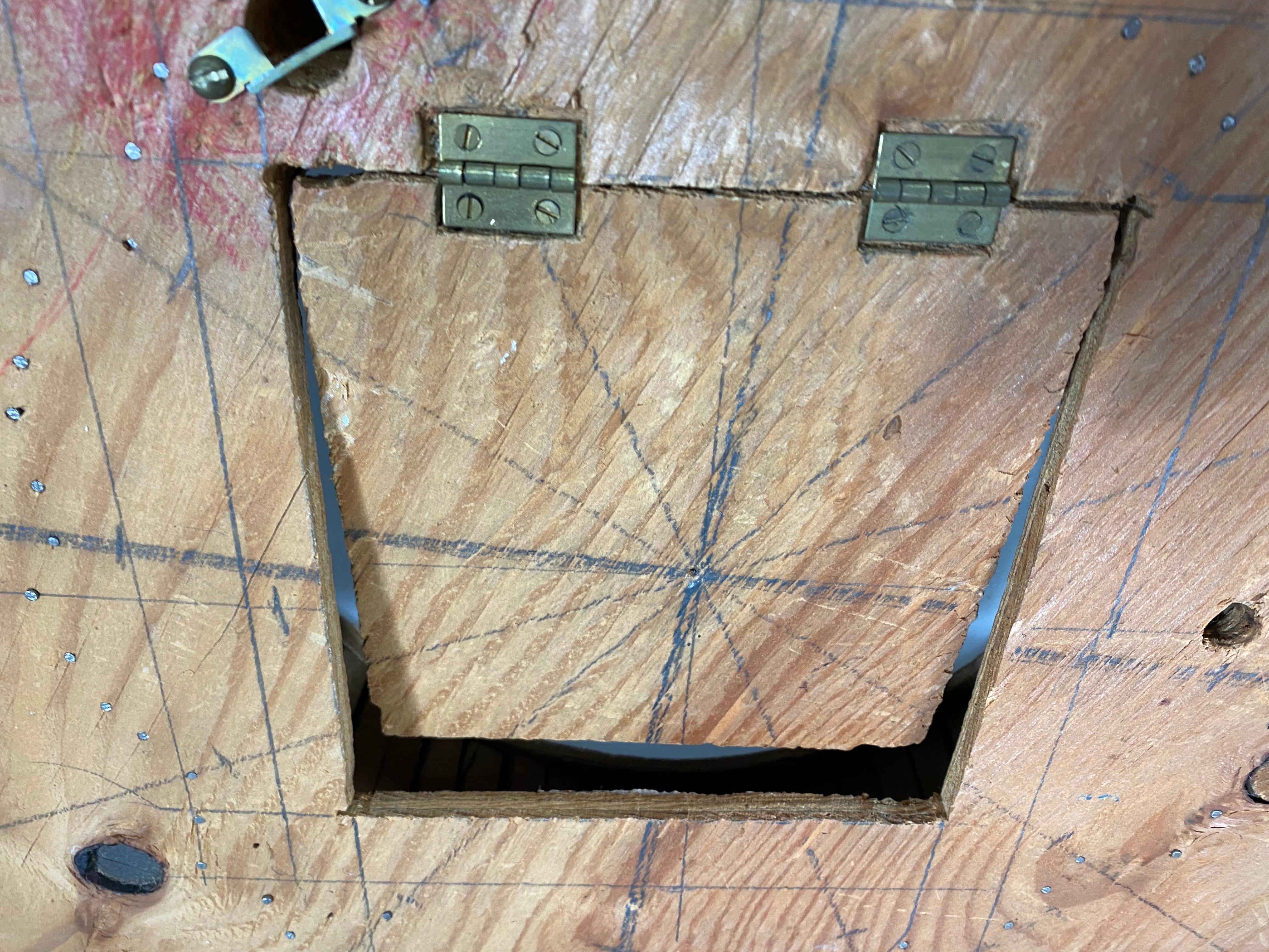 Large Modernist Custom Wall Clock, Manner of George Nelson, Irving Harper In Good Condition In Buffalo, NY
