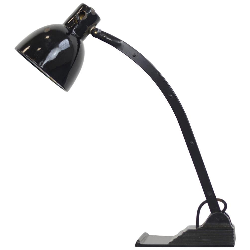 Large Modernist Desk Lamp by Schneider, circa 1930s