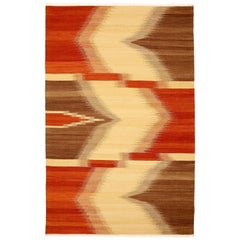 Large Modernist Kilim Rug