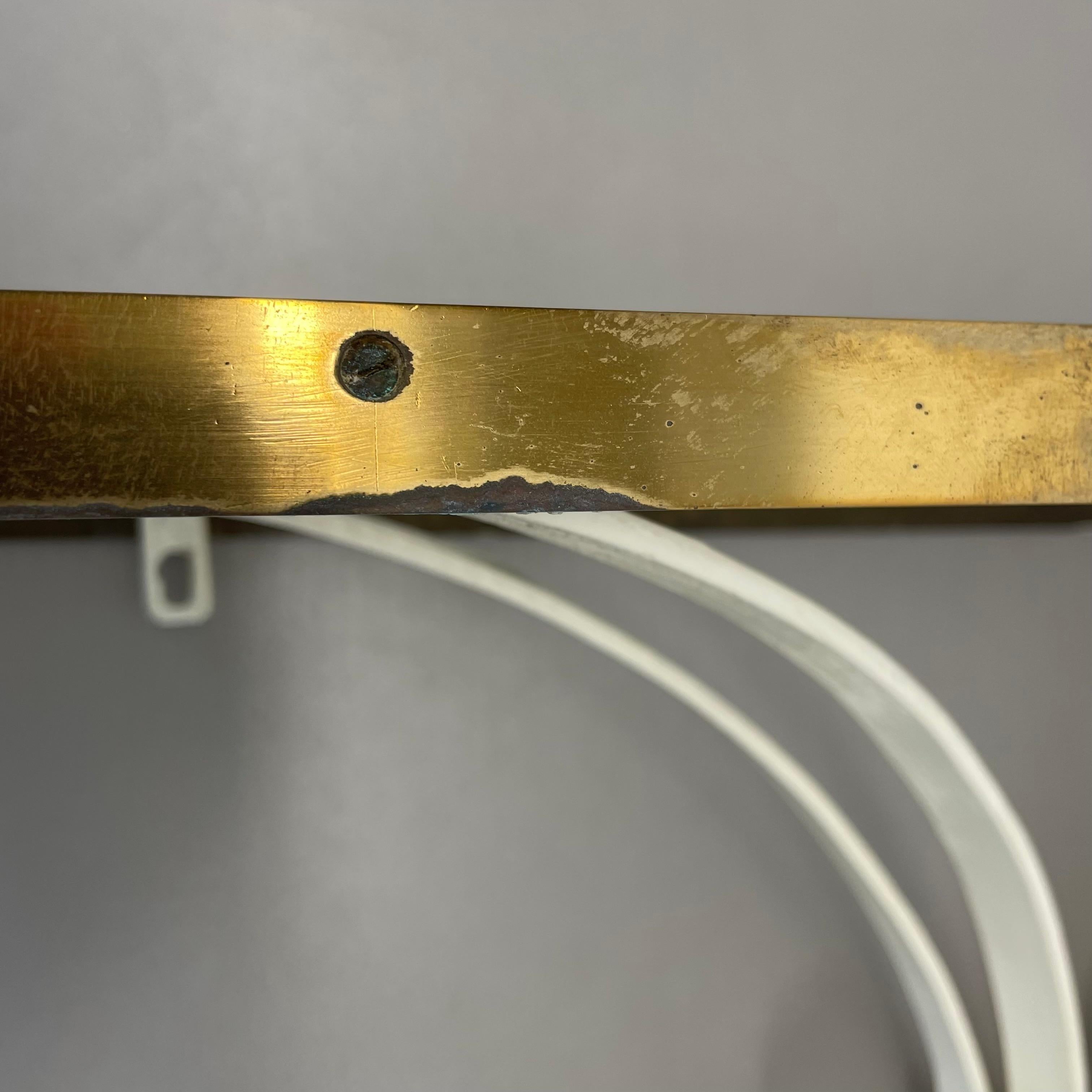 large modernist Matégot Style metal Brass Wall Board 