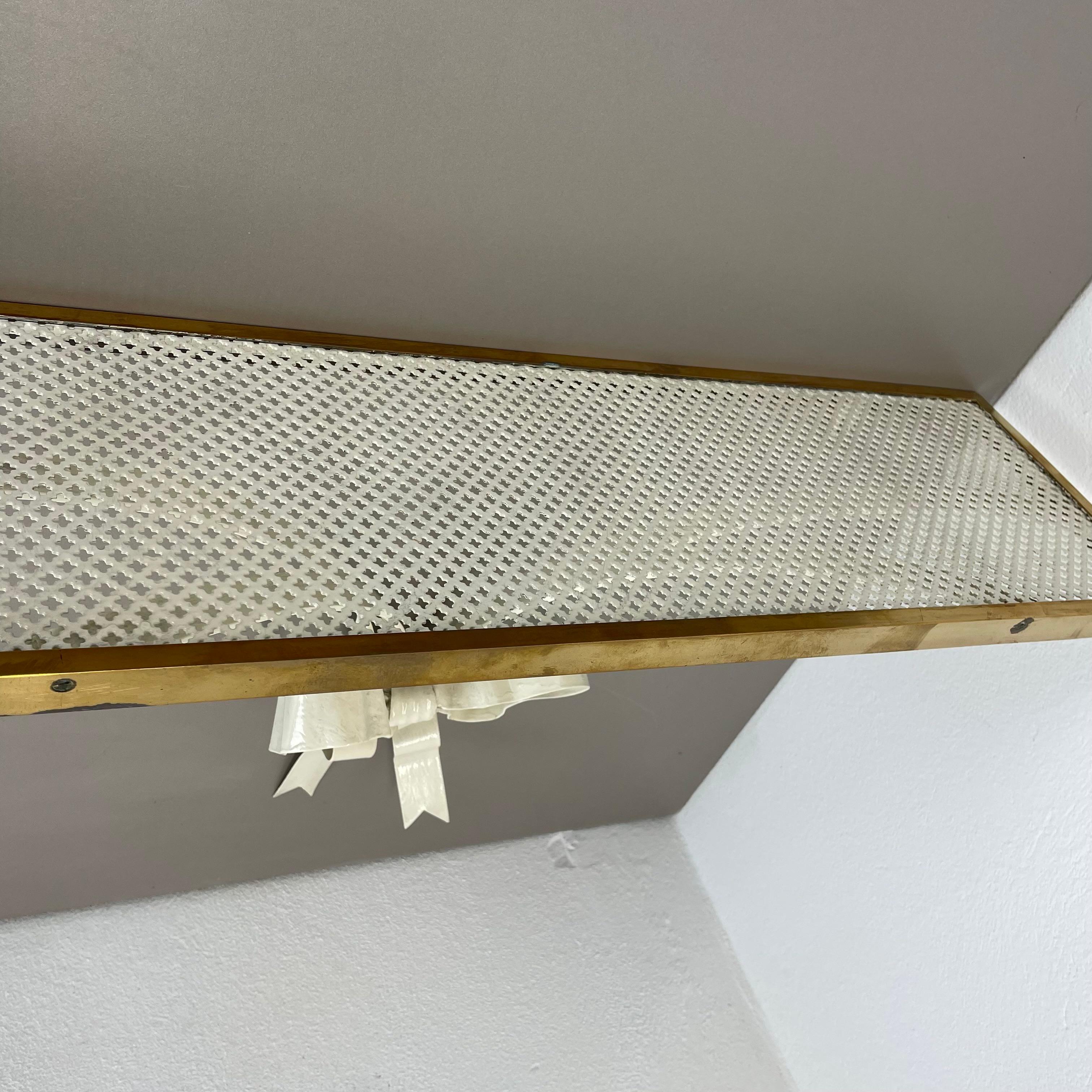 large modernist Matégot Style metal Brass Wall Board 