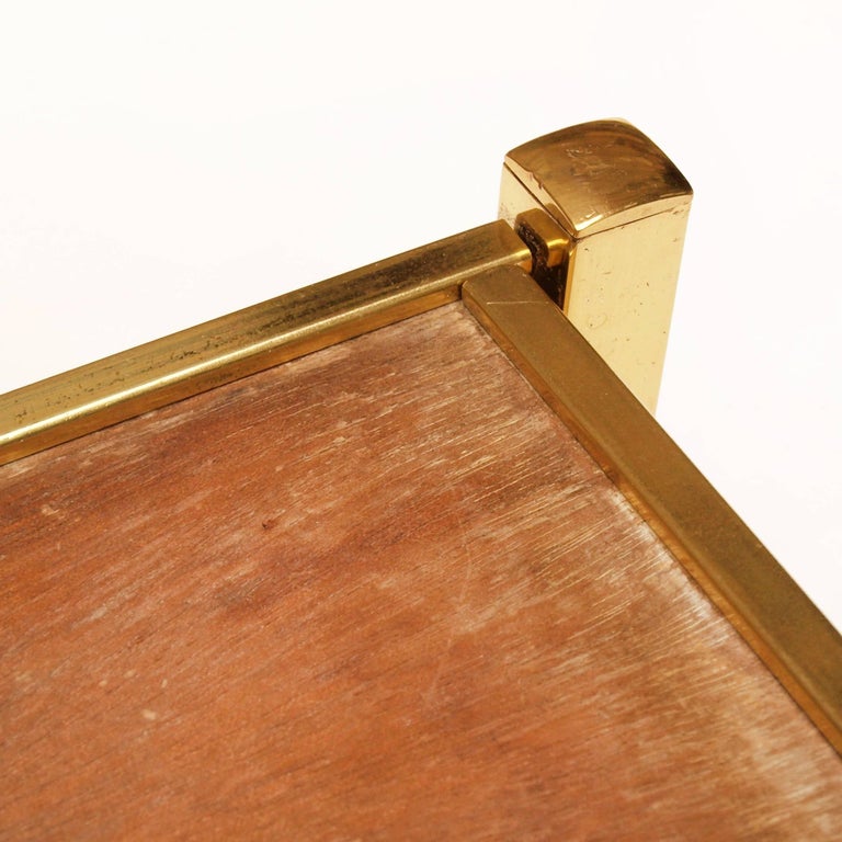 Very Large Brass Drinks Serving Tray by Jacques at 1stDibs