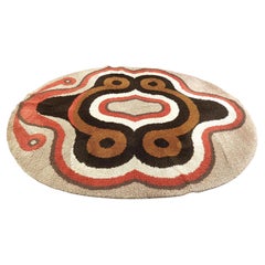 Large modernist rug, 1970s