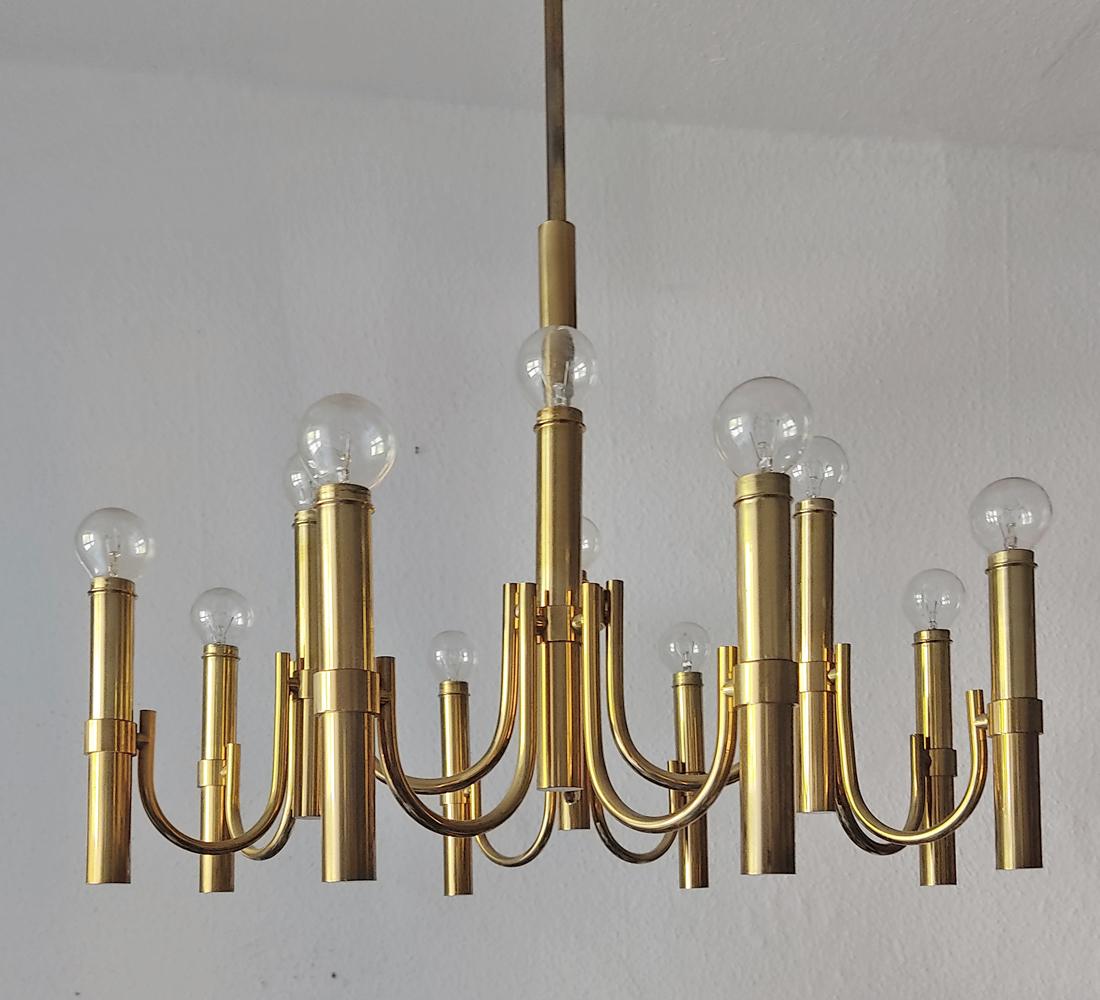 Mid-Century Modern Large Modernist Sciolari Chandeliers Pendants, Italy, 1960s For Sale