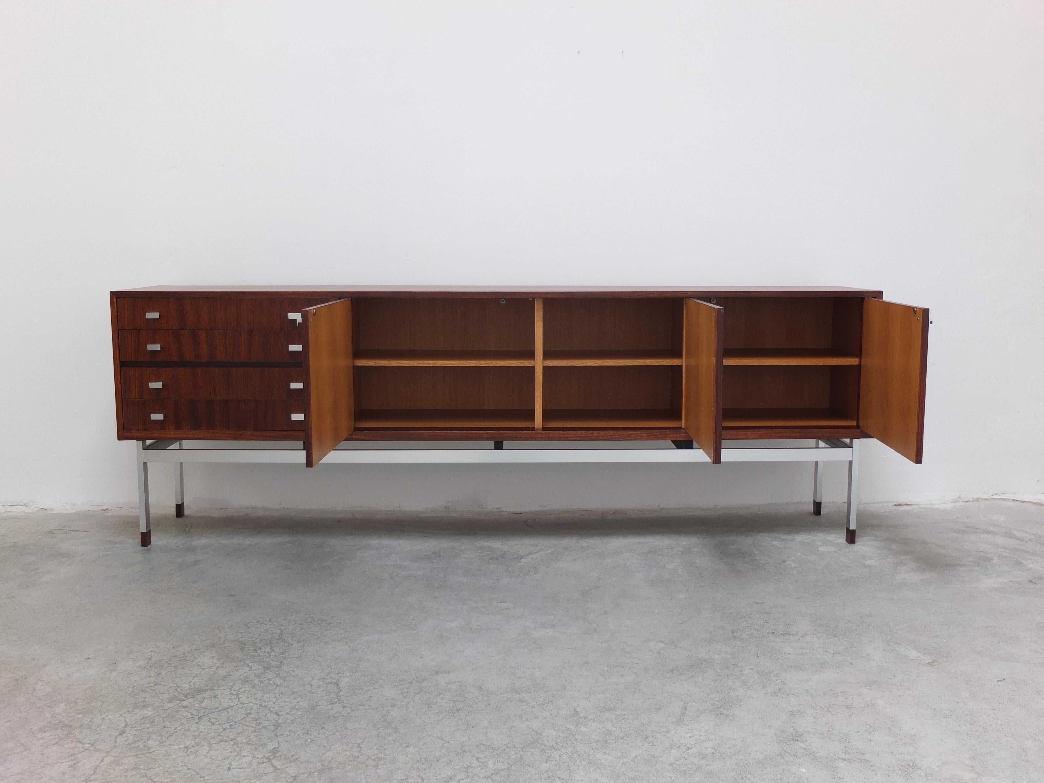 Large Modernist Sideboard by Oswald Vermaercke for V-Form, 1960s For Sale 2
