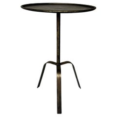 Large Modernist Spanish Iron Drinks Table