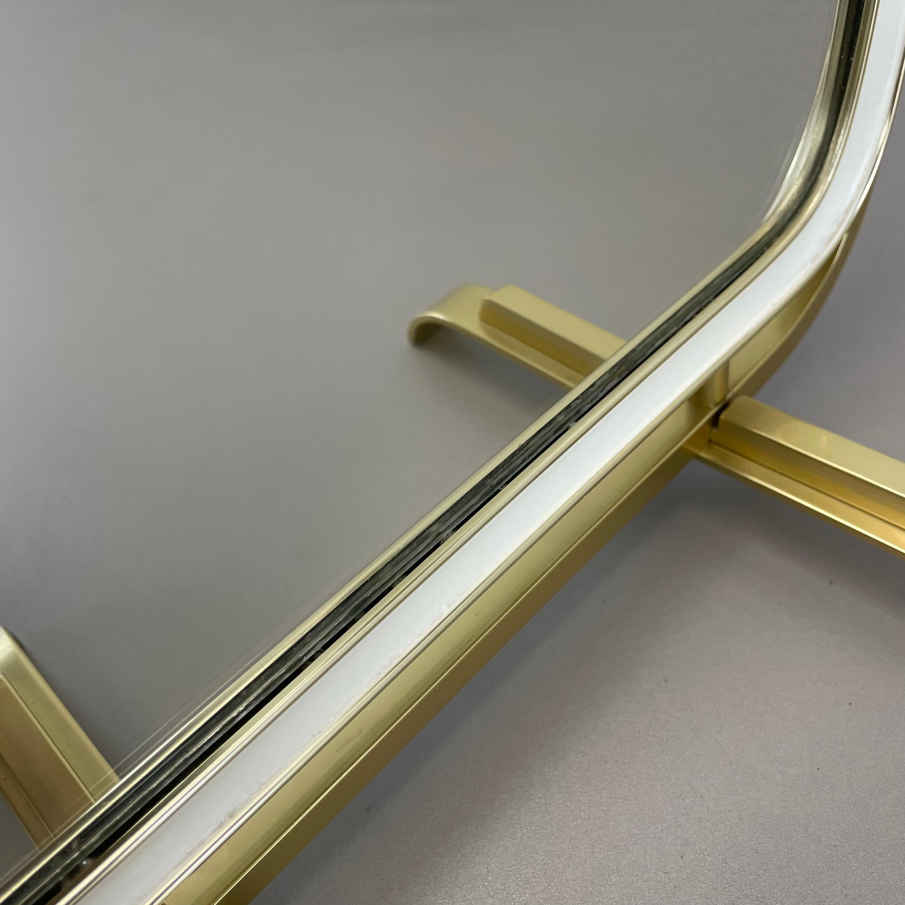 Large Modernist Table Mirror Vereinigte Werkstätten München attrib. Germany 1950 For Sale 4