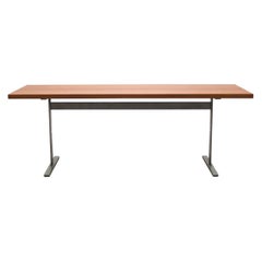 Large Modernist Teak Coffee Table in the Style of Arne Jacobsen, 1960s