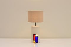 Large Modriaan Table Lamp by Ceramics Bondia, Spain, 1980s
