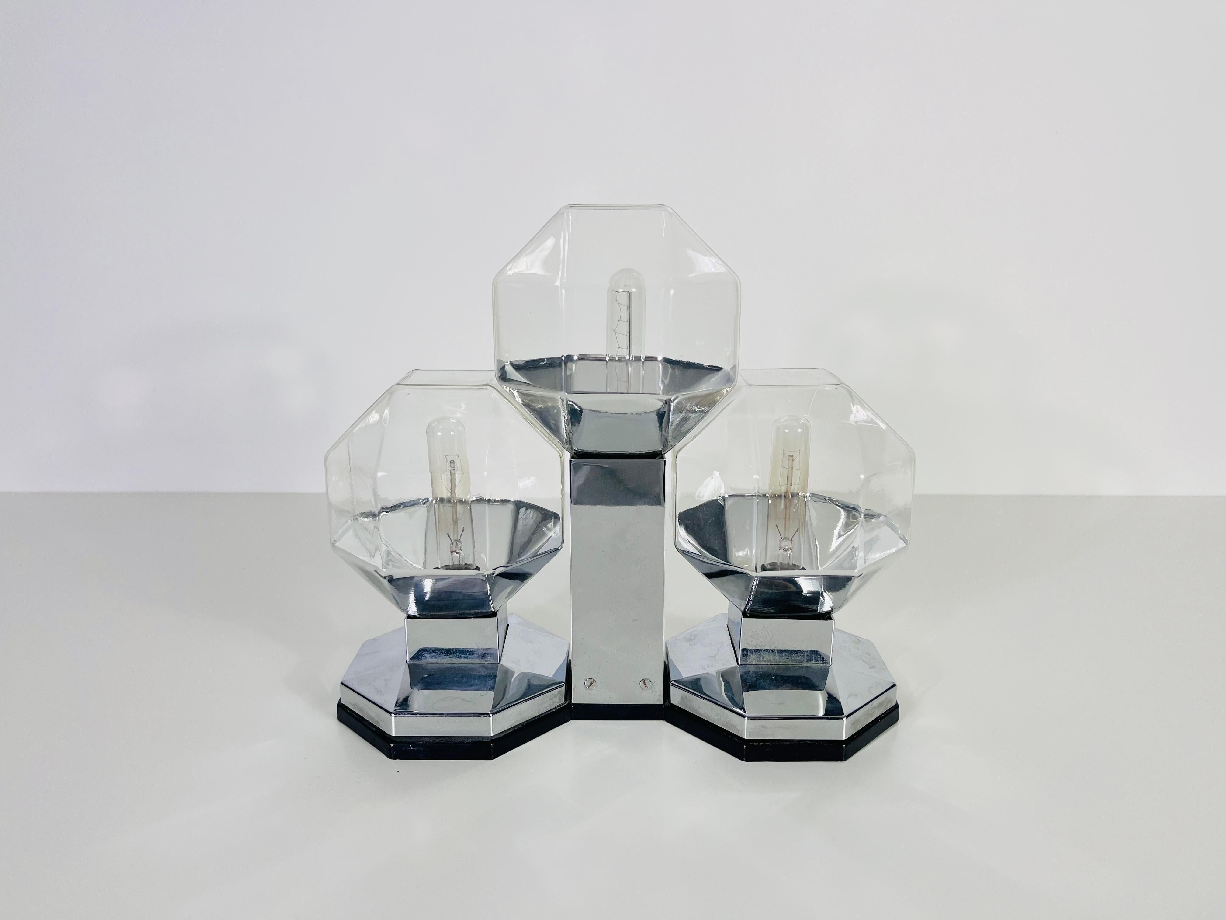 Large Modular Flush Mount or Table Lamp by Motoko Ishii for Staff Leuchten, 1970 For Sale 5