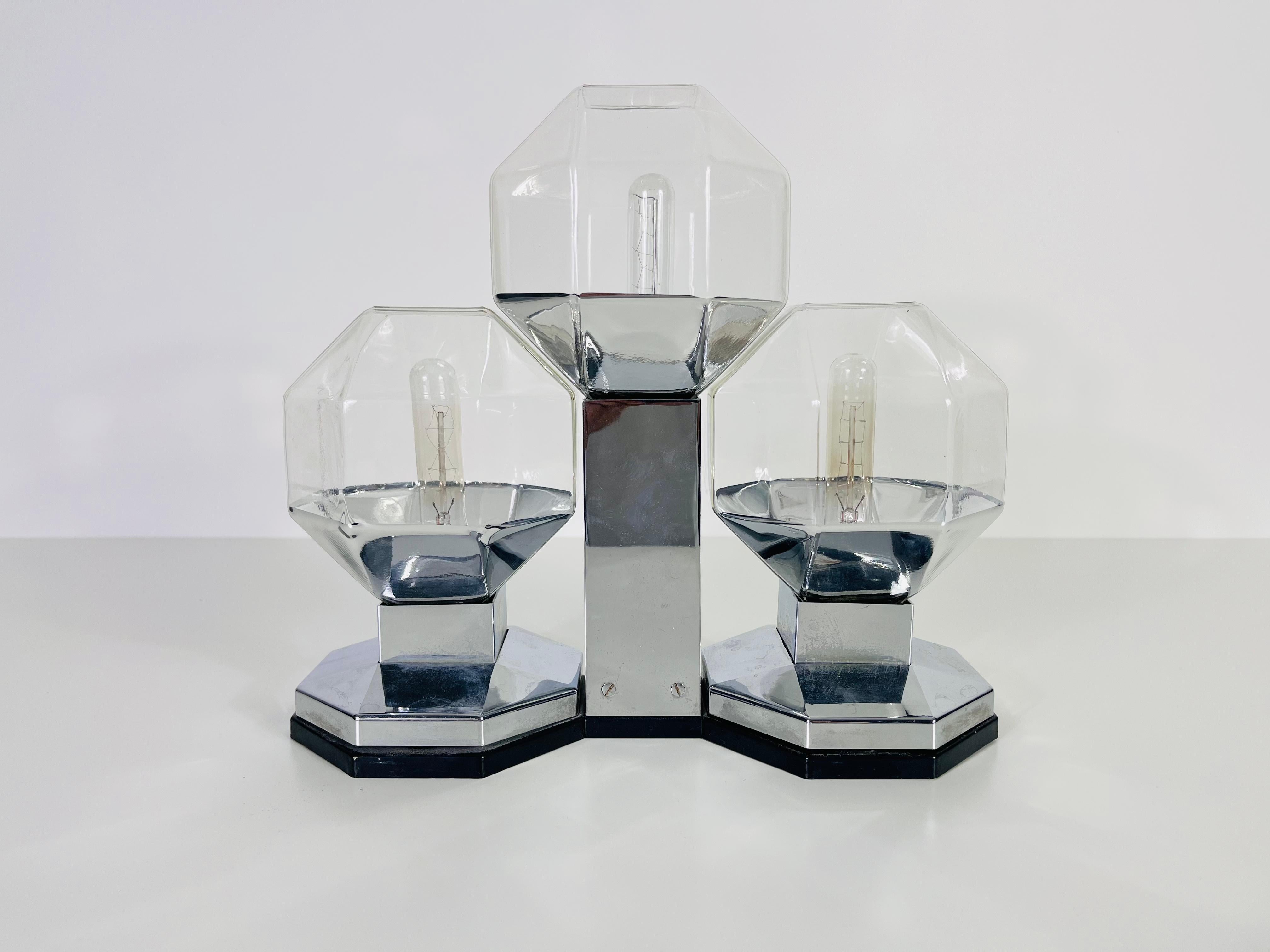 Large Modular Flush Mount or Table Lamp by Motoko Ishii for Staff Leuchten, 1970 For Sale 7