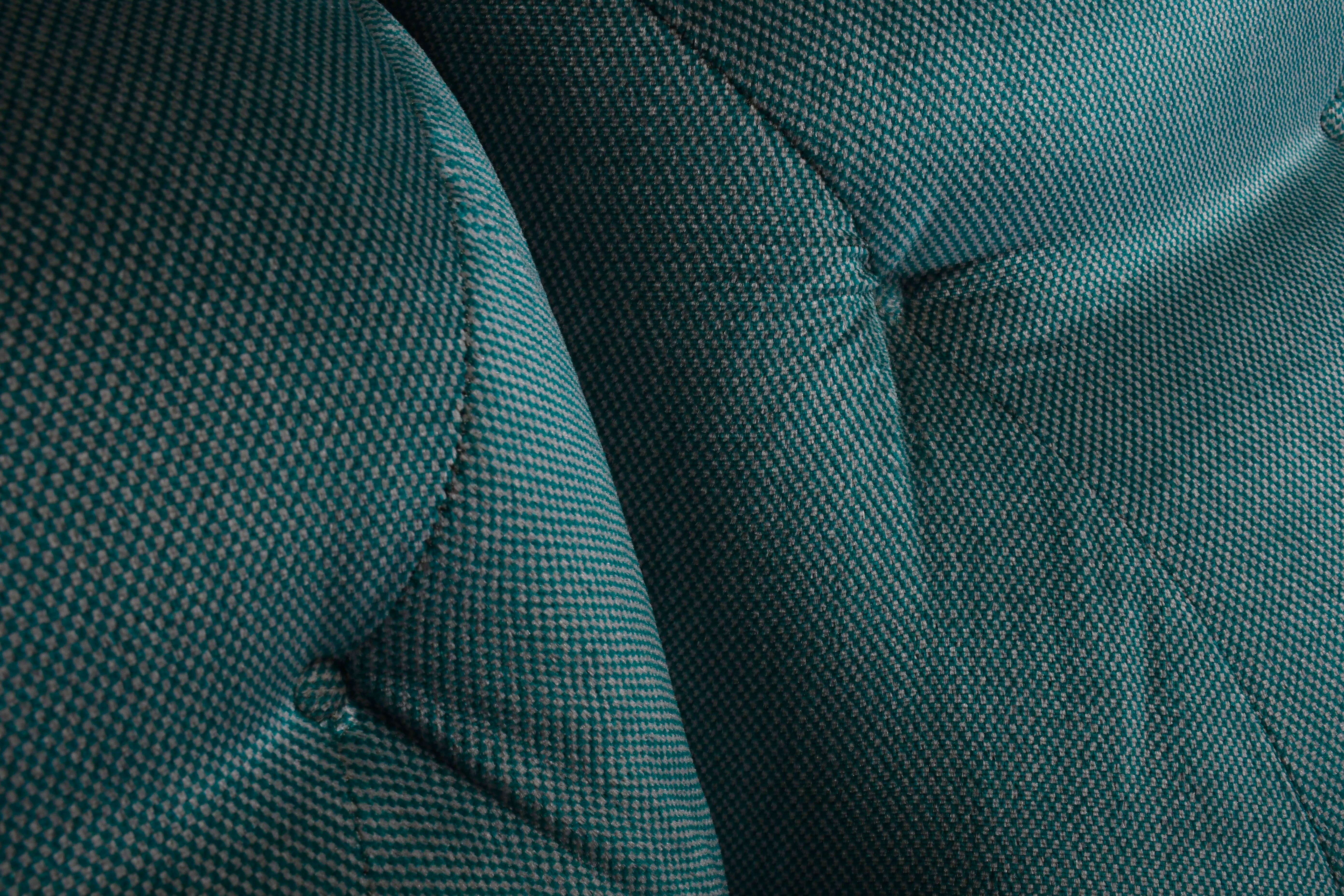 Grand canapé sectionnel modulaire 'Nuvolone' de Rino Maturi en tissu vert, années 1970 en vente 5