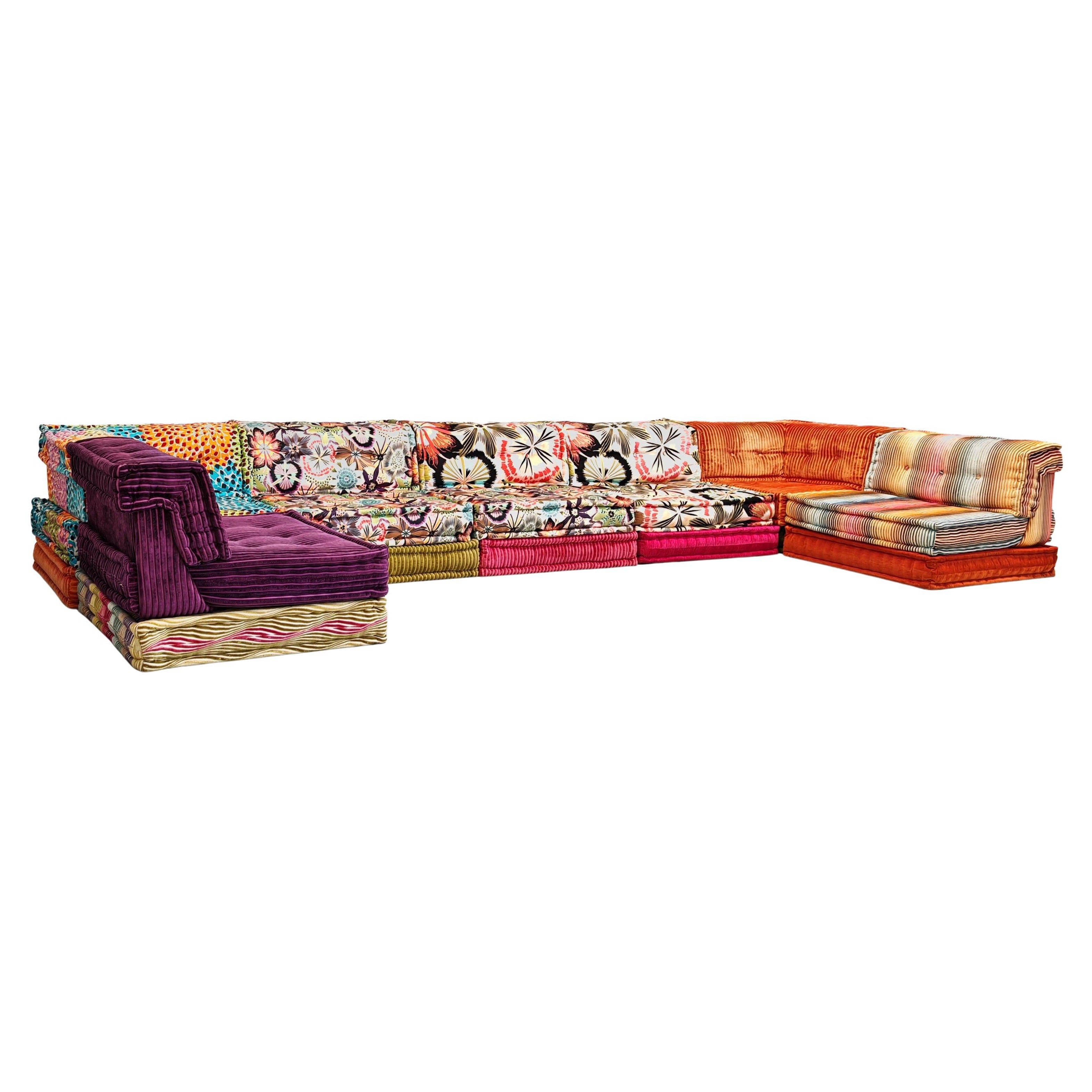 Large Modular Sofa (21 modules) Mah Jong by Roche Bobois 7 seats Missoni Kenzo