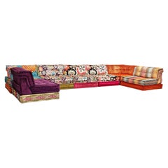 Large Modular Sofa (21 modules) Mah Jong di Roche Bobois 7 seats Missoni Kenzo
